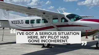 Passenger with no flying experience lands plane after pilot becomes 'incoherent'