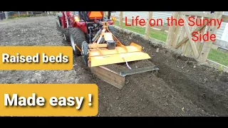 Home made row maker for tiller