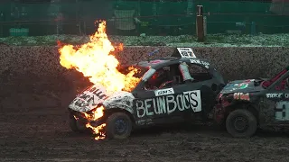 Oliebollenrace | Unlimited, Micro & FWD Banger Racing | Speedway Emmen | December 2022 (4K)