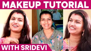 Simple Makeup With Simple Products We have | Raja Rani Actress Sridevi Makeup Tutorial