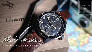 HAMILTON Khaki Aviation PILOT PIONEER Mechanical 43mm | H76719530 | Unboxing & Review