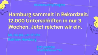 Initiative sammelt über 12000 Unterschriften