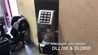 Lock Tips: How To Factory Reset Kaba Alarm Lock Trilogy DL2700 & DL2800 Keypad Locks