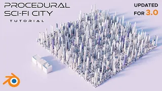 Sci-Fi City in Blender 3.0 Tutorial UPDATED