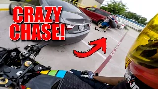 Rider Chases a THIEF | High Speed Chase & Crazy Moto Moments