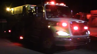 Marathon Fire Department Tanker 621 Responding