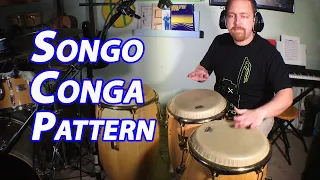 Songo Conga Pattern - A Variation for 2 and 3 Drums