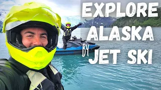 BEST TOUR IN ALASKA!? 🤯 Jet Ski with GLACIERS in Whittier Alaska | Van Life Road Trip Alaska 2021