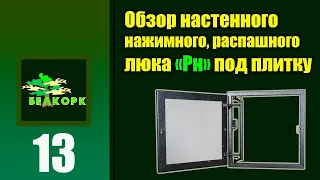 Настенный распашной люк под плитку "Рн"