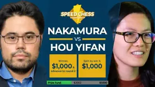 Hikaru Nakamura vs Hou Yifan Speed Chess Championship 2018 Round 1 (Part 1)