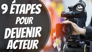 9 étapes pour devenir acteur