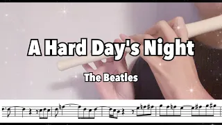 ［Sheet Music］A Hard Day's Night - The Beatles / ビートルズ  / ア・ハード・デイズ・ナイト / YAMAHA YRF-21 FIFE / ファイフ