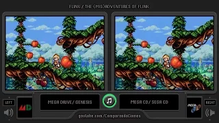 Flink (Mega Drive vs Mega CD) Side by Side Comparison (Sega Genesis vs Sega Cd)