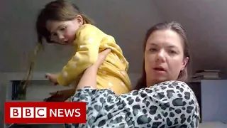 Child interrupts BBC News interview - BBC News