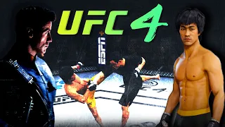 Demolition Man vs. Bruce Lee (EA sports UFC 4)