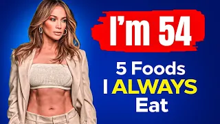 Jennifer Lopez (54) still looks 29 🔥 I Eat 5 Foods & Don't Get Old