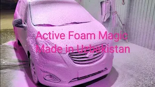 Active foam MAGIC для мойки самообслуживания. Моющая способность, идеальный блеск.