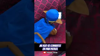 Mi hijo se convierte en paw patrol 😱😱