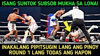 INAKALANG PIPITSUGIN LANG ANG PINOY ROUND 1 LANG TODAS ANG HAPON