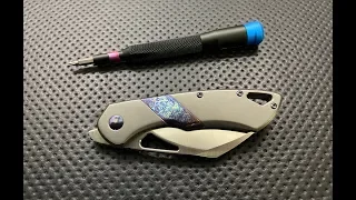 How to disassemble and maintain the Olamic Whippersnapper Pocketknife