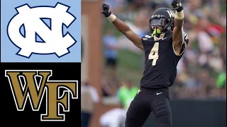 UNC vs Wake Forest Highlights | NCAAF Week 3 | College Football Highlights