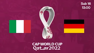 30/04/2022 -Interno CAP - Sub 16 - Itália 1 x 2 Alemanha