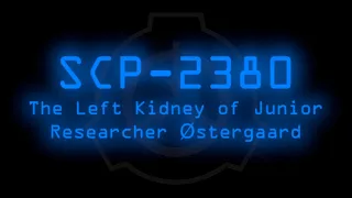 SCP-2380 - The Left Kidney of Junior Researcher Østergaard