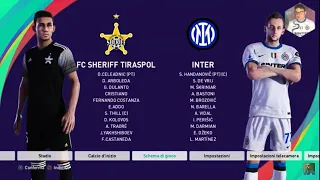 GAMEPLAY: SHERIFF TIRASPOL-INTER / CHAMPIONS LEAGUE (PES 2021) - PS5