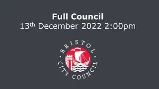 Full Council - Tuesday, 13th December, 2022 2.00 pm