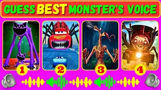 NEW Guess Monster Voice CatNap, McQueen Eater, Siren Head, Choo Choo Charles Coffin Dance