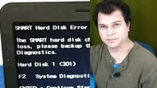 Smart Hard Disk Error / how to fix it / Error 301 hp ...maybe it was not bad!!!