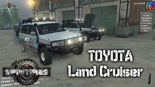 SpinTires. Мод: Toyota Land Cruiser. (Ссылка на мод в описании)