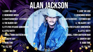 Top 10 songs Alan Jackson 2024 ~ Best Alan Jackson playlist 2024