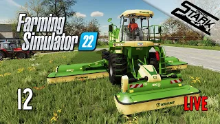 Farming Simulator 22 - 12.Rész (Termeljük a Lóvét az Erdészetre) - Stark LIVE