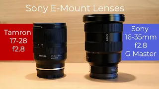 Tamron 17-28 vs Sony G Master 16-35