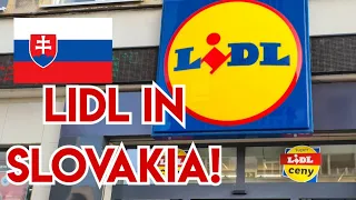 Lidl in Slovakia!  Lidl store in the centre of Bratislava!