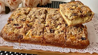 Take 2 apples and make this delicious cake in 5 minutes! You will be amazed!