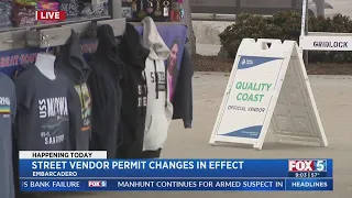 New Street Vendor Ordinance In Effect Along Embarcadero