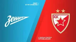 Zenit St Petersburg - Crvena Zvezda mts Belgrade Highlights | EuroLeague, RS Round 16