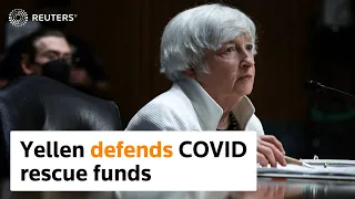 Yellen defends COVID rescue funds despite inflation risk