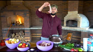 Everyone should know this recipe! Lamb ribs in an Afghan cauldron is just a fairy tale!