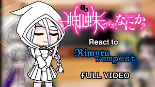 So I'm a Spider, So What? react to Rimuru Tempest |Full Video|