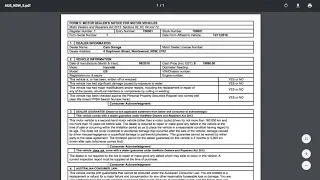 Motor Dealer Notice - Dealer Forms Cars & Motorcycles