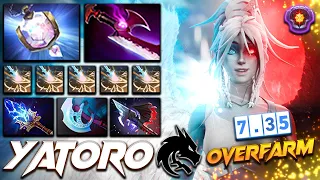 [7.35] Yatoro Drow Ranger Overfarm - Dota 2 Pro Gameplay [Watch & Learn]