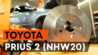 Как заменить передние тормозные диски на TOYOTA PRIUS 2 (NHW20) [ВИДЕОУРОК AUTODOC]