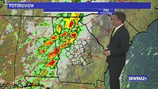 Occasional rain through the day Wednesday | Central Georgia weather