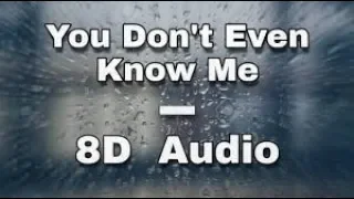 Faouzia - You Don't Even Know Me [8D effect]  -مترجمة-