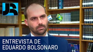 Exclusivo R7: confira a íntegra da entrevista de Eduardo Bolsonaro para o JR