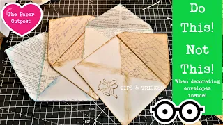 Fun Tips for Decorating Envelopes! :) Junk Journal Envelope Tips! :) The Paper Outpost :)!