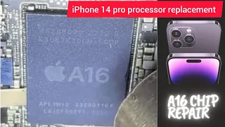 iPhone 14 pro processor replacement | iPhone 14 pro board swap| A16 chip repair #iphone14pro #iphone